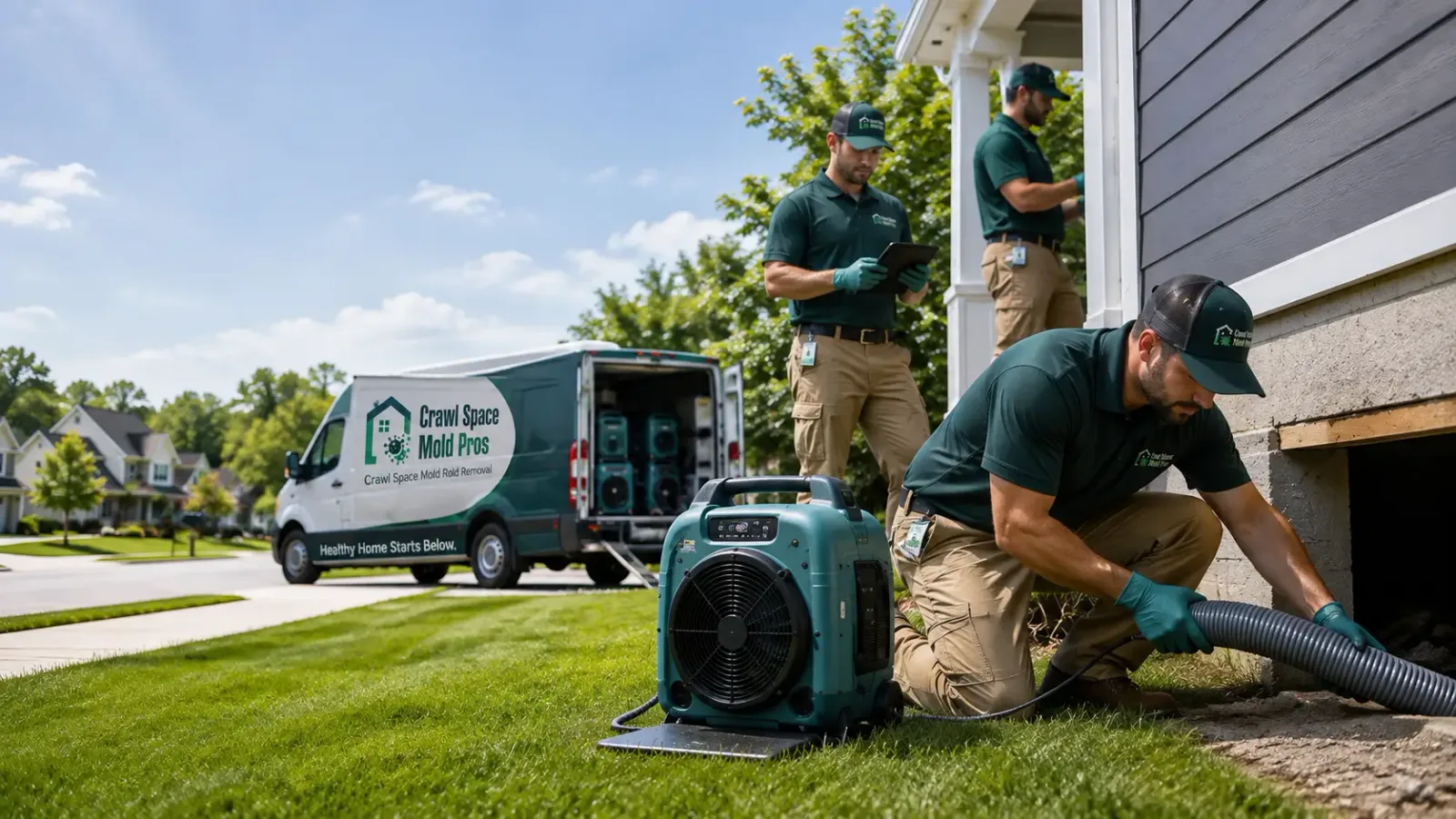 Crawl Space Mold Removal in Momence, IL